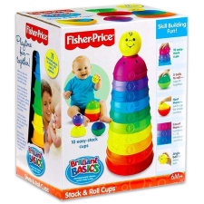 Fisher-Price Fisher-Price fejlesztõ játék színes csészepiramis W4472 készségfejlesztő