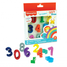 Fisher-Price Fisher-Price számos zsírkréta 10 db-os fisher price