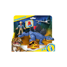 Fisher Price Jurassic World: Dr Grant - Stegosaurus játékfigura