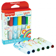 Fisher-Price kimosható filctoll 6 db-os filctoll, marker