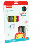  Fisher-Price Let's Draw kimosható filctoll 12 db-os filctoll, marker