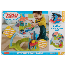 Fisher Price Thomas és barátai 2 szintes vonatpálya asztal (HXP49) autópálya és játékautó