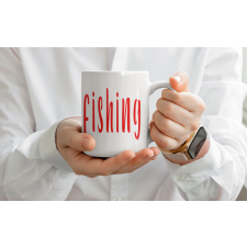 Fishing Bögre egyedi ajándék