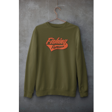  Fishing Forever unisex pulóver military egyedi ajándék