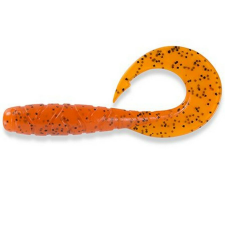  FISHUP_FANCY GRUB 2.5" (10PCS.), #049 - ORANGE PUMPKIN/BLACK horgászkiegészítő