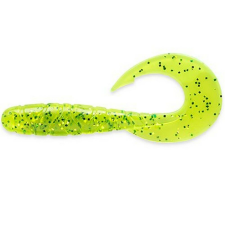 FISHUP_MIGHTY GRUB 4.5" (4PCS.), #026 - FLO CHARTREUSE/GREEN horgászkiegészítő