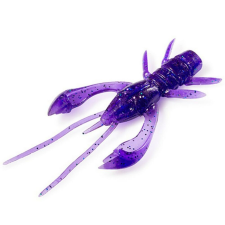 FISHUP_REAL CRAW 2" (7PCS.), #060 - DARK VIOLET/PEACOCK & SILVER horgászkiegészítő
