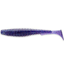  FISHUP_U-SHAD 2.5" (9PCS.), #060 - DARK VIOLET/PEACOCK & SILVER horgászkiegészítő