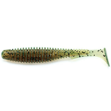 FISHUP_U-SHAD 4" (8PCS.), #017 - MOTOR OIL PEPPER horgászkiegészítő