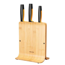 Fiskars Functional Form késblokk bambusz tartóban 3 késes kés és bárd