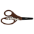 FISKARS gyerekolló rögbilabda motívummal, 13 cm (200672)