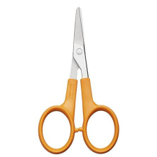 FISKARS Olló, körömvágó, 10 cm, egyenes, FISKARS "Classic", narancssárga olló