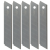 FISKARS Pótpenge csomag CarbonMax Snap-off pengekéshez, 18 mm, 5 db 1027232
