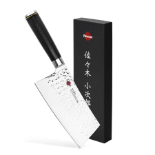 Fissman -Kensei Kojiro szatár, AUS-8 acél, 17 cm, ezüst/fekete kés és bárd
