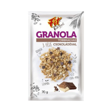Fit reggeli Granola 3 féle csokoládéval - 70g csokoládé és édesség