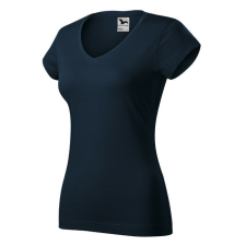 Fit V-neck póló női tengerészkék XS női póló