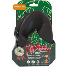 FitActive FitActive automata szalagpóráz (XS | 3 m | 12 kilós kutyáig | Fekete) nyakörv, póráz, hám kutyáknak