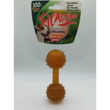 FitActive natúr gumijáték Rugby  Dumbell M - játék kutyák részére játék kutyáknak