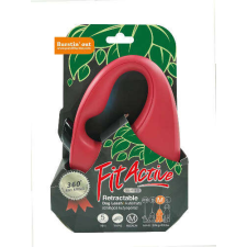 FitActive Panzi Fit Active automata póráz 3 m szalagos XS red nyakörv, póráz, hám kutyáknak