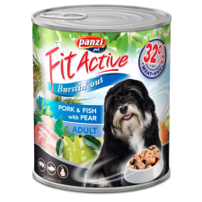 FitActive Panzi Fit Active Prémium 1240 g konzerv sertés-hal körtével kutyaeledel