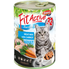 FitActive Panzi FitActive Cat Adult Meat-Mix konzerv (24 x 415 g) 9.96 kg macskaeledel