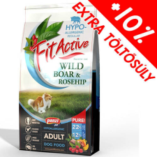 FitActive PURE 12kg +1,2kg Hypoallergenic Wild Boar-ROSEHIP (Vaddisznó-csipkebogyó) kutyaeledel