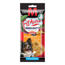 FitActive SNACK Denta-Sticks Hypoallergenic Immunity &quot;M&quot; - jutalomfalat (vörösáfony, kurkuma) kutyák részére (150g) jutalomfalat kutyáknak