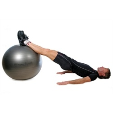  Fitball gimnasztika labda maxafe, 75 cm - antracitszürke, ABS biztonsági anyagból fitness labda