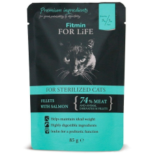 Fitmin Cat pouch sterilized salmon 28x85 g macskaeledel