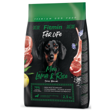 Fitmin dog For Life Lamb & Rice Mini, 2,5 kg kutyaeledel