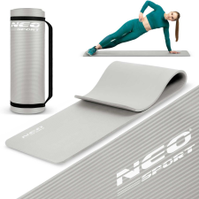 Fitnesz jógaszőnyeg 183 x 60 cm Neo-sport 192200 szürke tornaszőnyeg