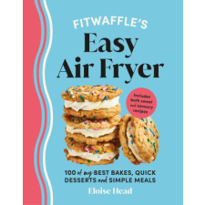 Fitwaffle's Easy Air Fryer idegen nyelvű könyv