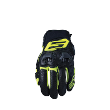 Five SF3 motorkerékpár kesztyű fekete-fluo sárga motoros kesztyű