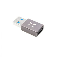 Fixed alumínium USB-C - USB-A adapter szürke kábel és adapter