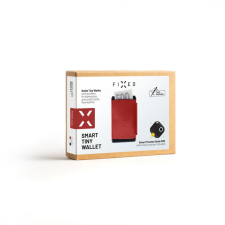 Fixed Bőr pénztárca Smile Tiny Wallet with smart tracker Smile PRO Piros pénztárca