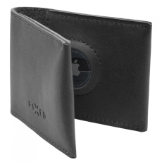 Fixed Bőr pénztárca Wallett for AirTag eredeti marhabőrből FIXWAT-SMMW2-BK, fekete