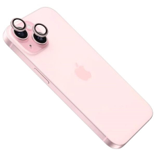 Fixed Camera Glass Apple iPhone 15/15 Plus üvegfólia - rózsaszín mobiltelefon kellék