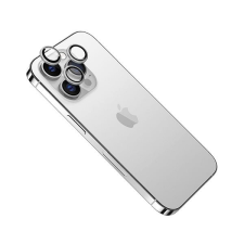 Fixed Camera Glass Apple iPhone 15 Pro / 15 Pro Max üvegfólia - ezüst mobiltelefon kellék