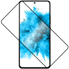 Fixed FullGlue-Cover POCO X7 Pro 5G üvegfólia - fekete mobiltelefon kellék