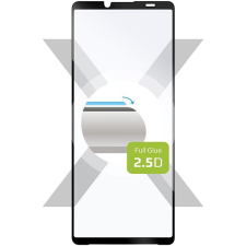 Fixed FullGlue-Cover Sony Xperia 10 V üvegfólia, fekete tablet tok