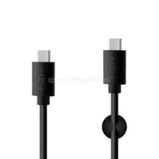 Fixed hosszú USB-C/USB-C kábel, 2m, fekete (PO_FIXD-CC2M-BK) kábel és adapter