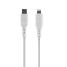 Fixed Liquid Silicone Cable USB-C/Lightning, 1,2m, white kábel és adapter