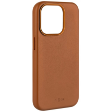 Fixed MagLeather MagSafe hátlaptok iPhone 15 Pro barna mobiltelefon kellék