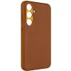 Fixed MagLeather valódi bőr telefontok Samsung Galaxy S24+ készülékhez, barna, FIXLM-1257-BRW