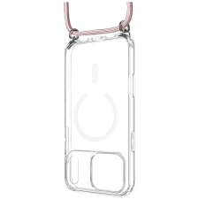 Fixed MagPure Neck Apple iPhone 17 Pro tok rózsaszín nyakpánttal tok és táska