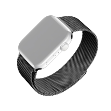 Fixed Mesh Strap for Apple Watch 38/40/41mm, black okosóra kellék