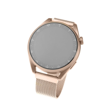 Fixed Mesh Strap for Smartwatch, Quick Release 18mm, rose gold okosóra kellék