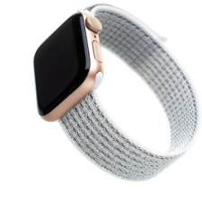 Fixed Nylon Strap Apple Watch 44mm/ Watch 42mm okosórához - fehér okosóra kellék