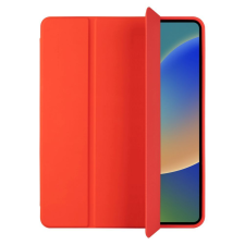 Fixed Padcover tok Apple iPad (2018)/iPad (2017)/Air készülékhez, piros tablet tok