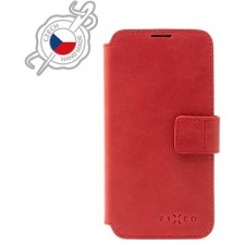 Fixed ProFit valódi marhabőr az Apple iPhone 12/12 Pro készülékhez piros tok és táska